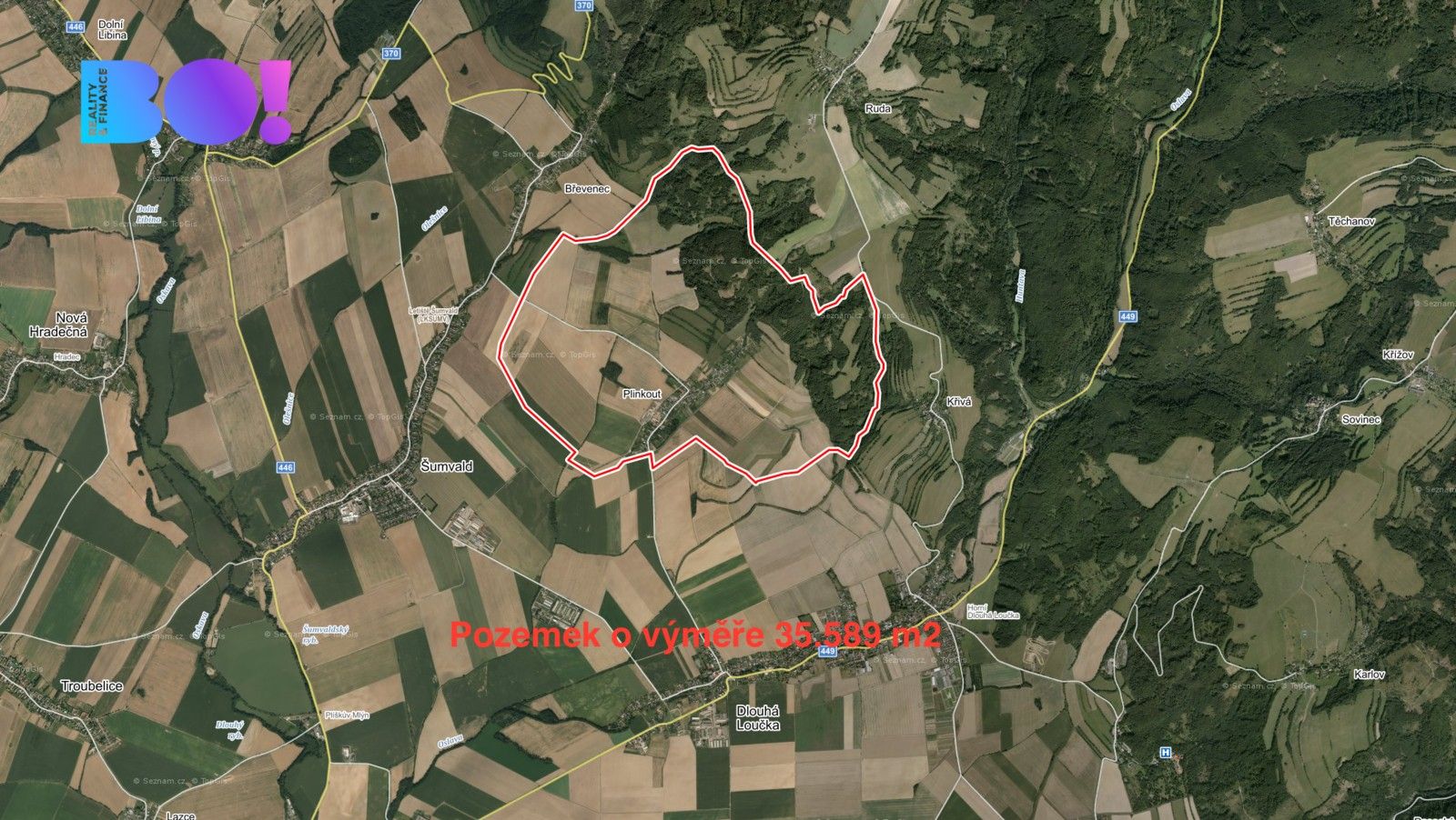 Prodej zemědělský pozemek - , Dlouhá Loučka, 35 m²