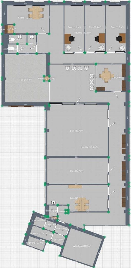 Kanceláře, Oswaldstr. 4 Hamm Bockum-Hövel Nordrhein-Westfalen 59075, 750 m² - 2