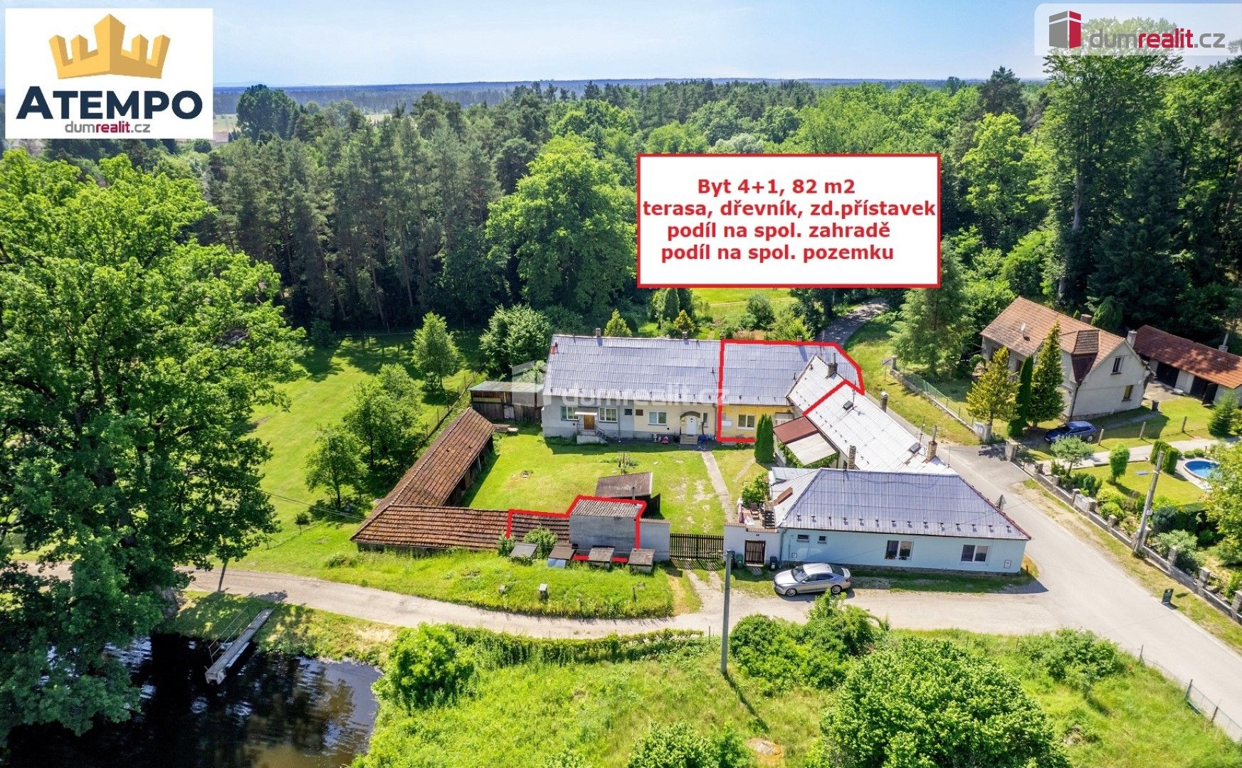 4+1, Chlum u Třeboně, 82 m²