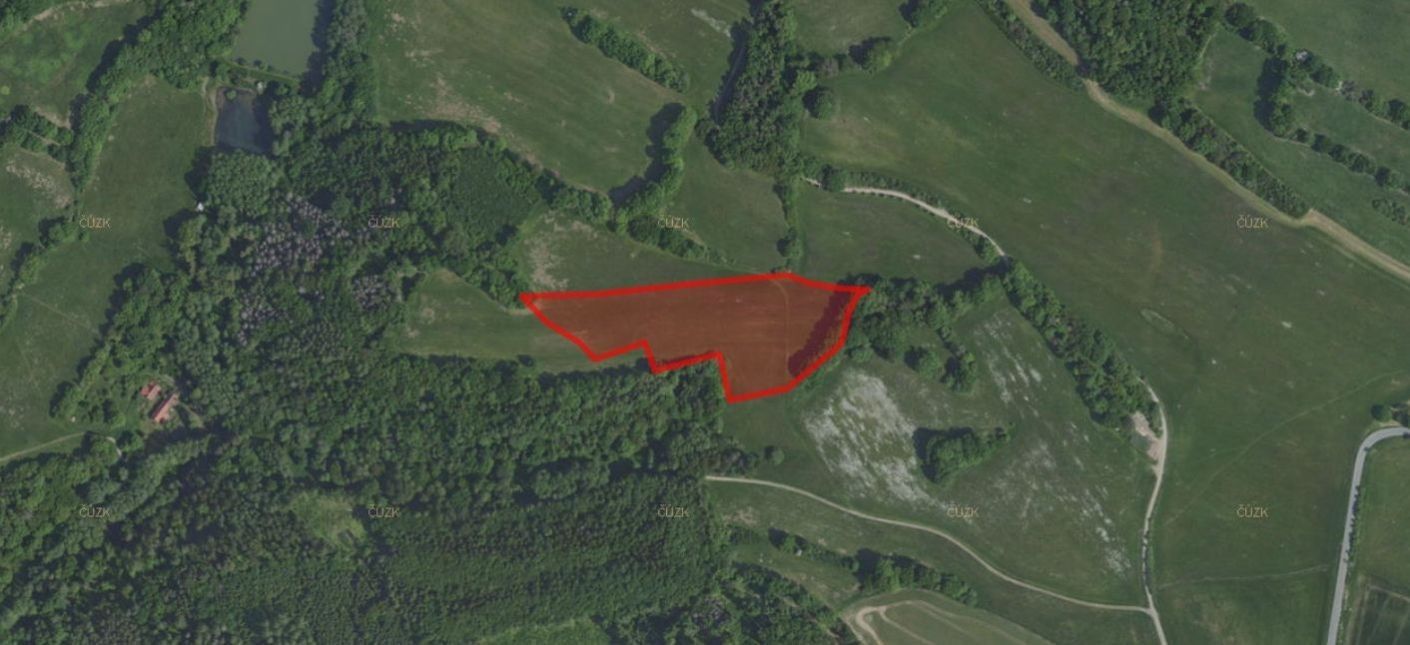 Prodej zemědělský pozemek - Pyšely, 18 820 m²