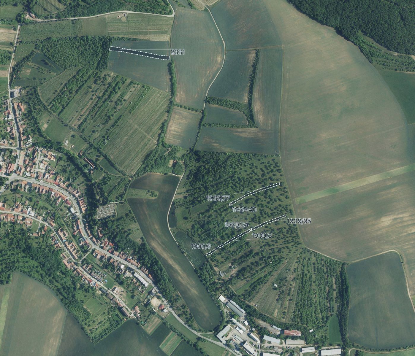 Zemědělské pozemky, Boleradice