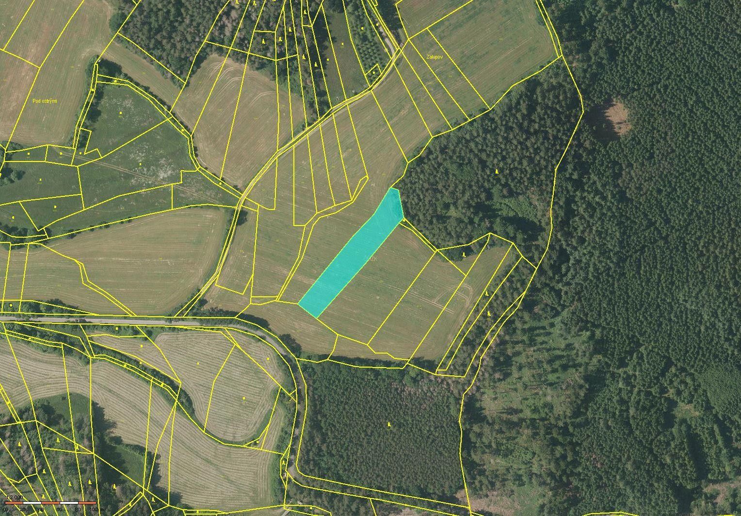Prodej zemědělský pozemek - Chlumy, 18 910 m²