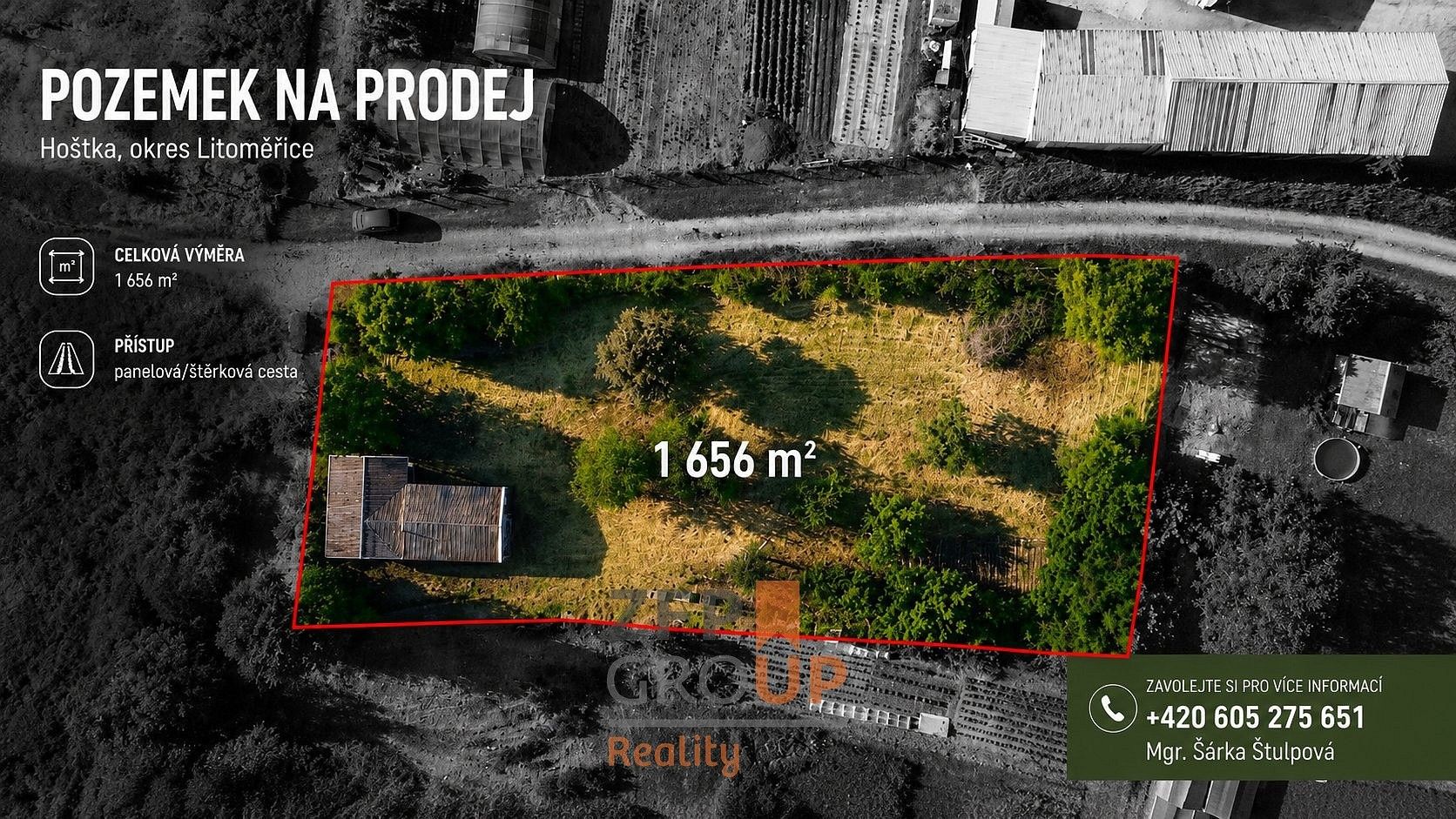 Pozemek pro bydlení, 1 656 m²