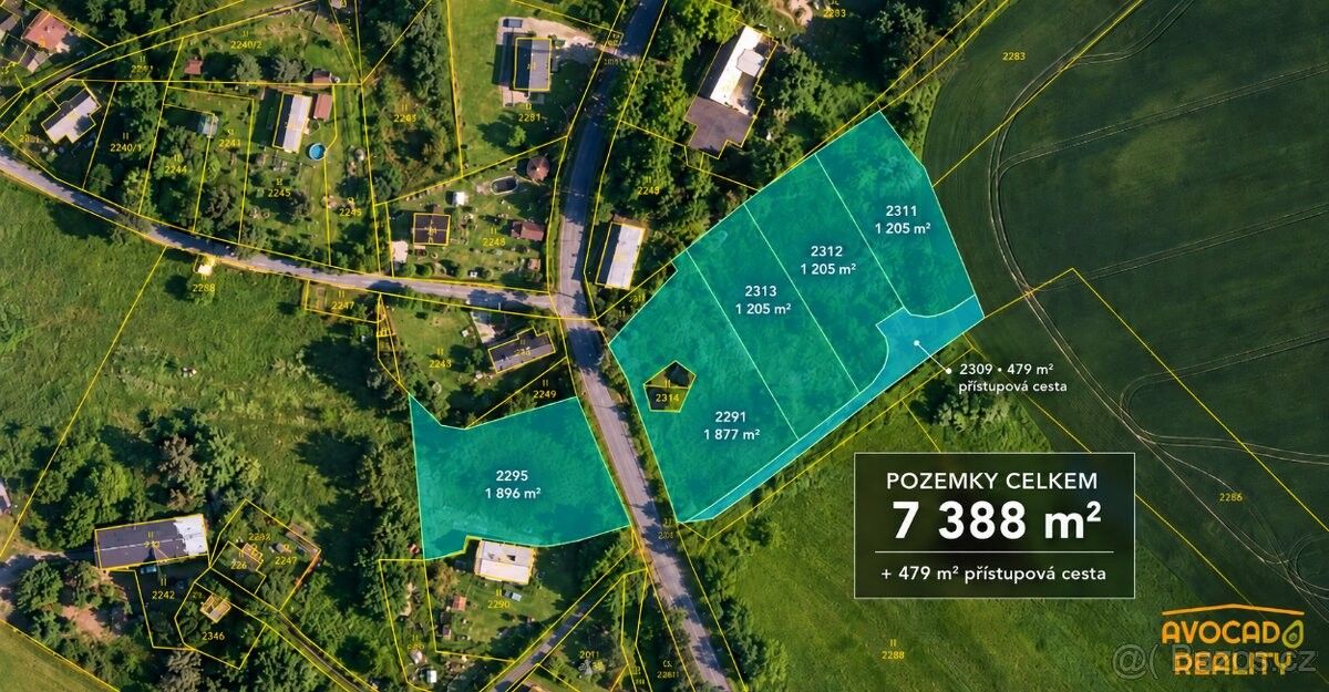 Pozemky pro bydlení, Křižany, 463 53 - 1