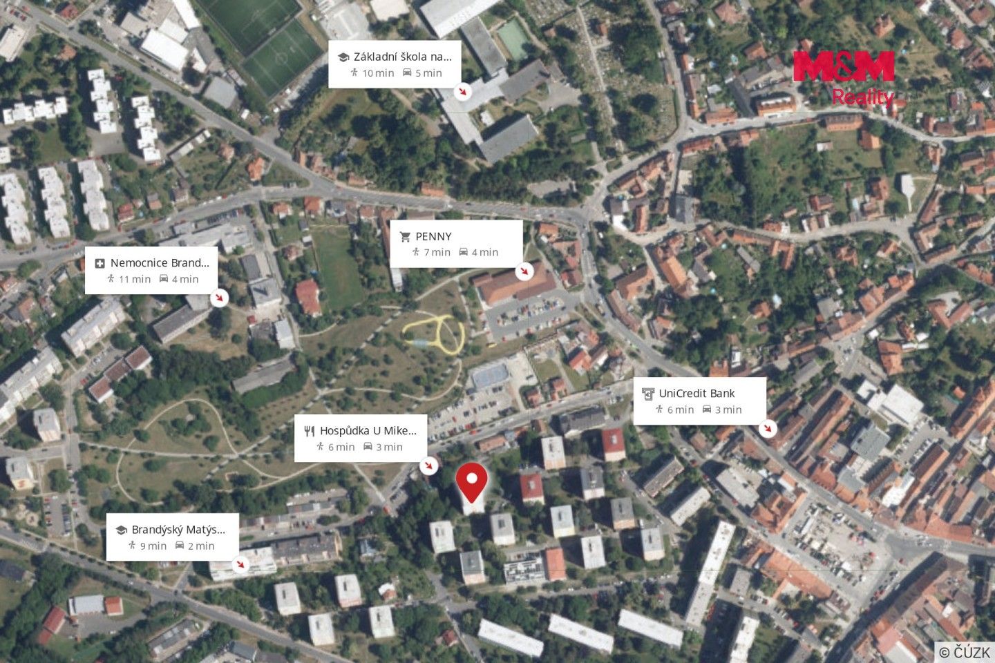 Prodej byt 1+kk - Kaštanová, Brandýs nad Labem-Stará Boleslav, 30 m² - 5