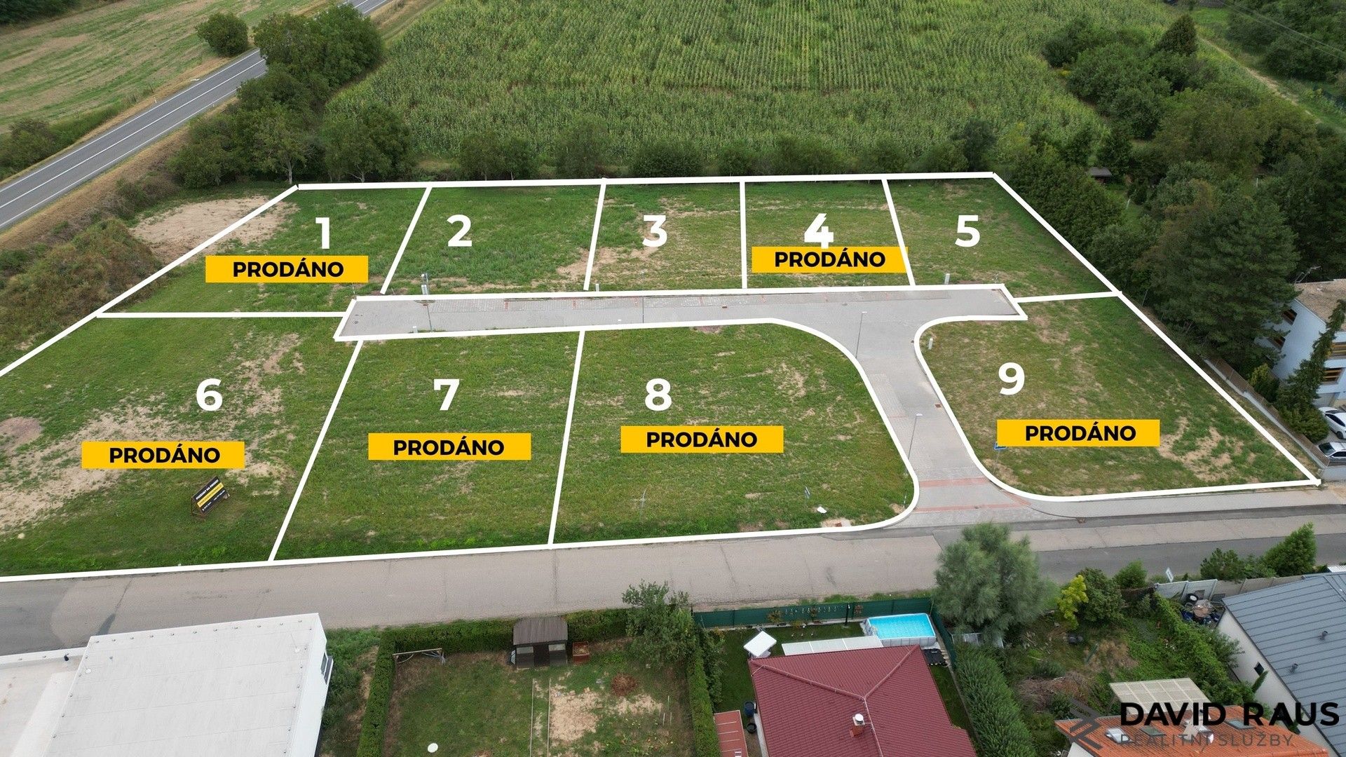 Prodej pozemek pro bydlení - Štefánikova, Rajhrad - 5