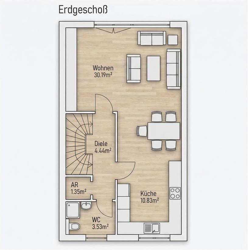 Rodinné domy, Ronsdorfer Str. 12a Remscheid-Hasten Remscheid Nordrhein-Westfalen 42855, 157 m² - 2
