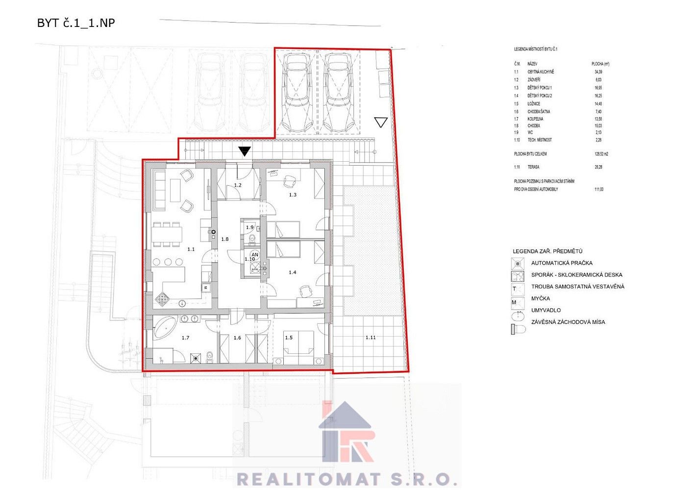 Byt 4+kk · 266 m² · Pod lesem, Praha 4 - Komořany - 3