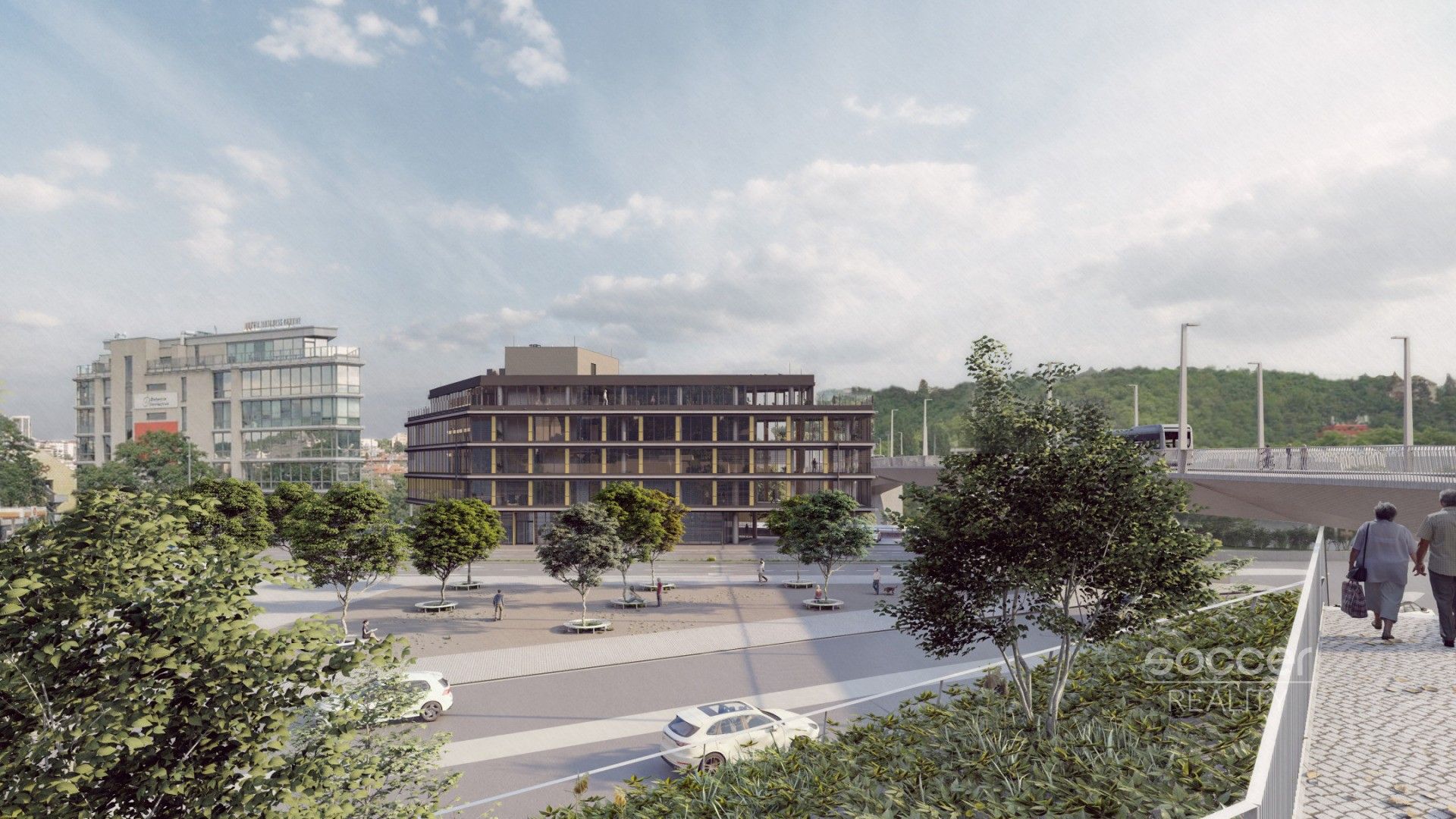 Pronájem kancelář - Strakonická, Praha, 109 m²