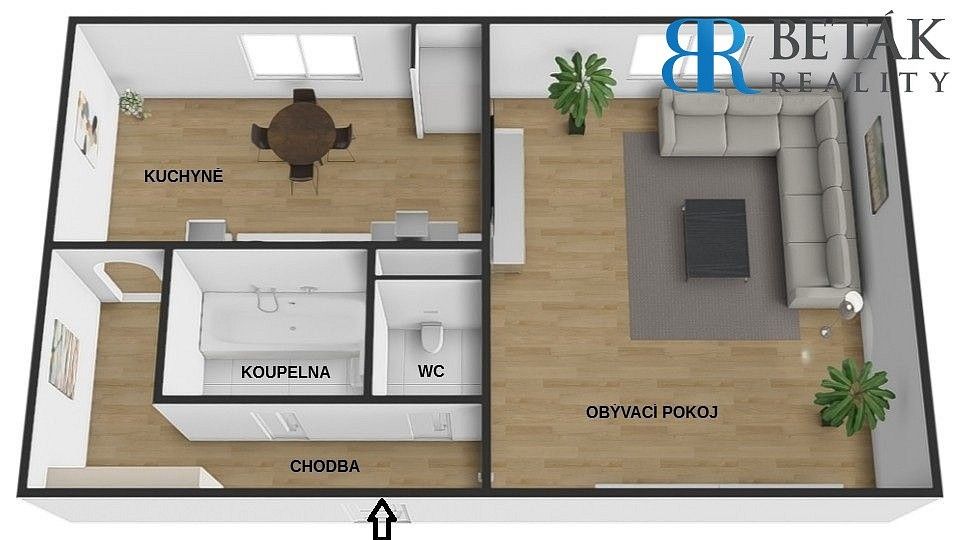 1+1, Přerov - Přerov I-Město, Olomoucký kraj, 33 m² - 2