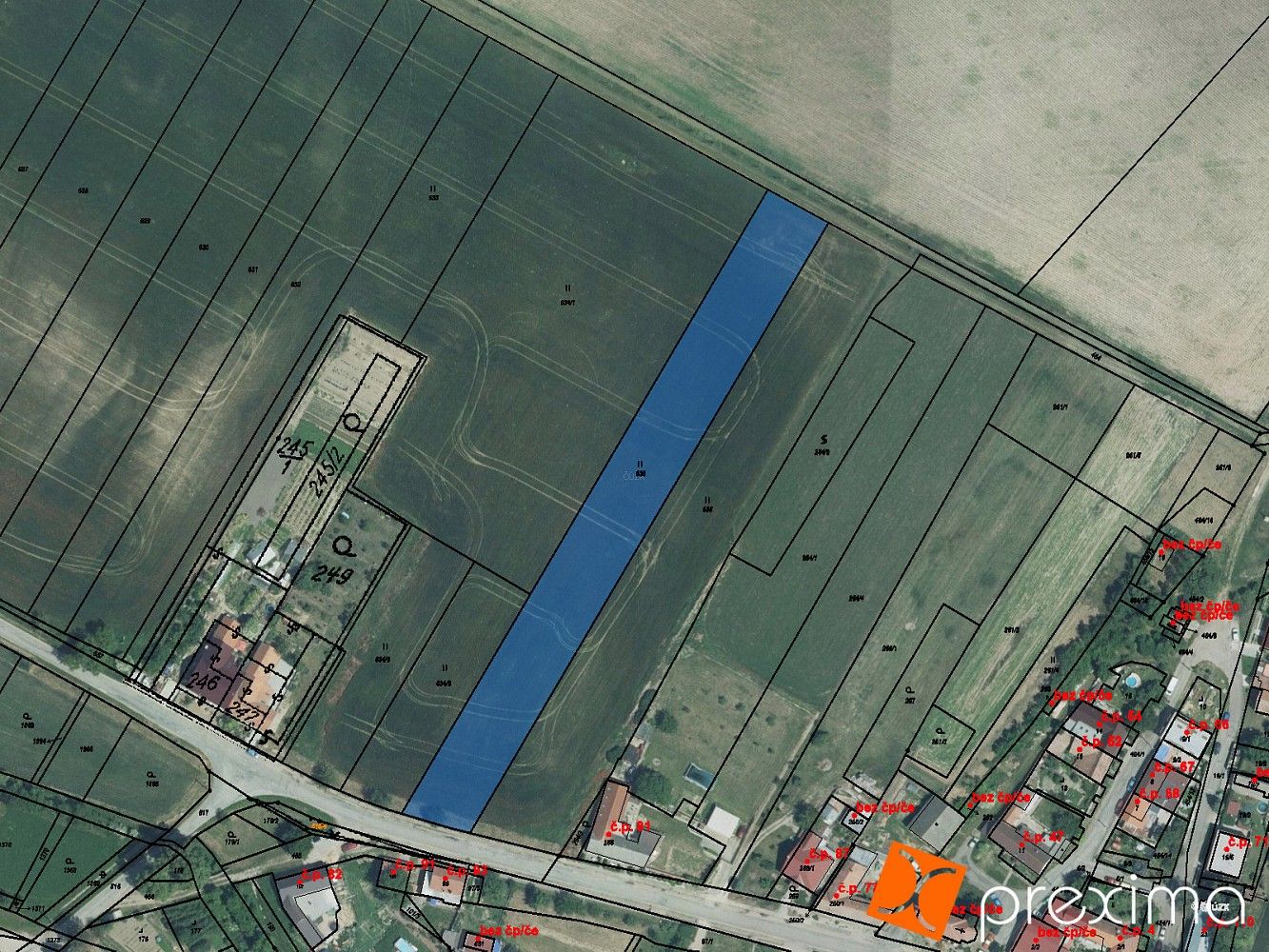 Pozemek pro bydlení, 1 292 m²
