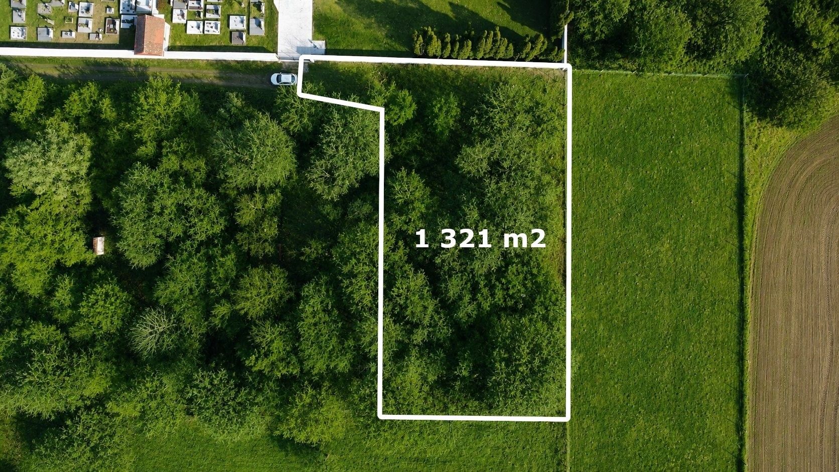 Pozemek pro bydlení, 1 321 m²