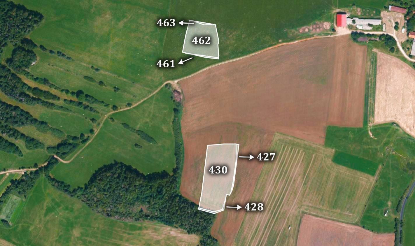 Zemědělské pozemky, Kejnice, 20 253 m²