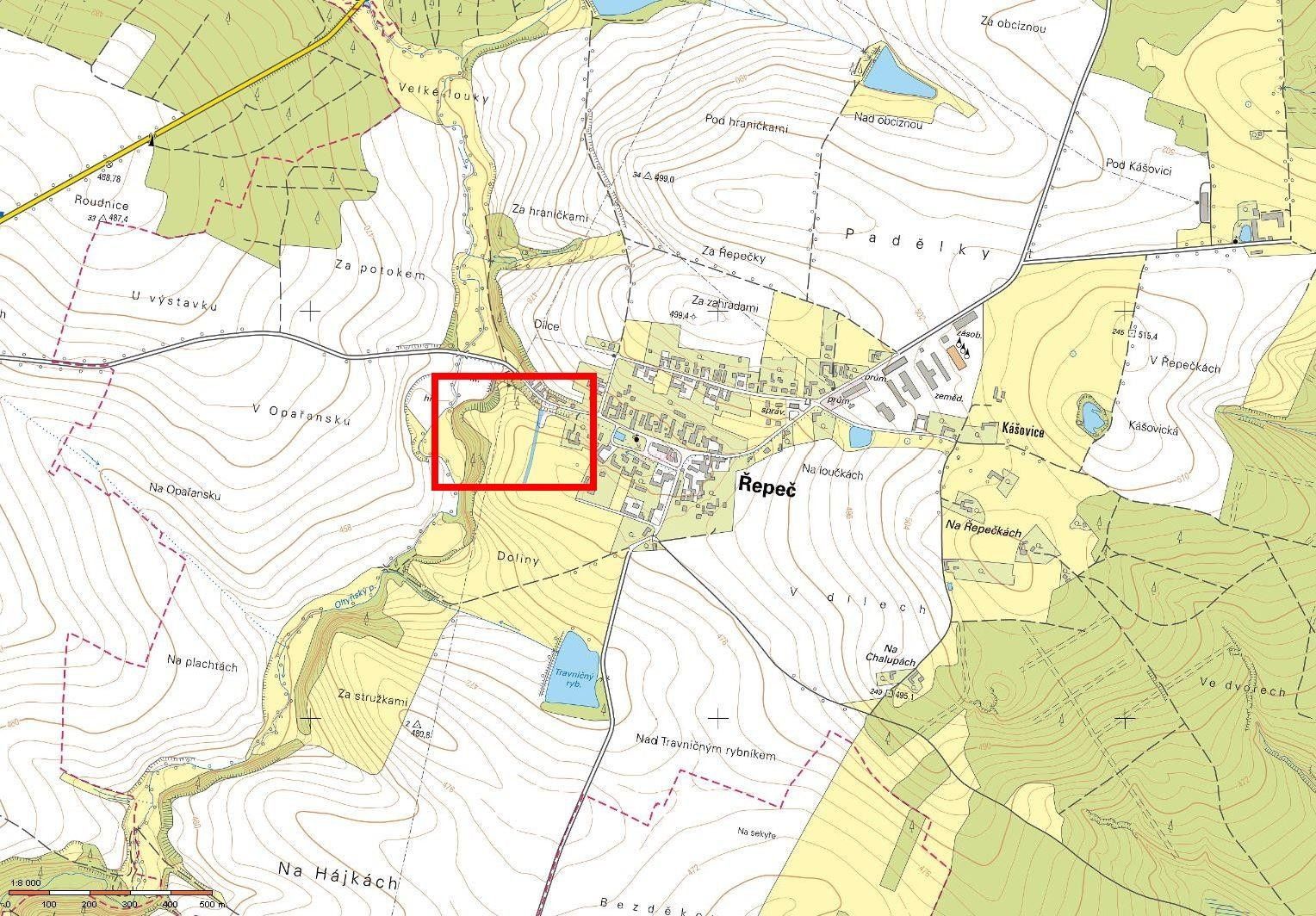 Louka · 1 356 m² · Řepeč - 3