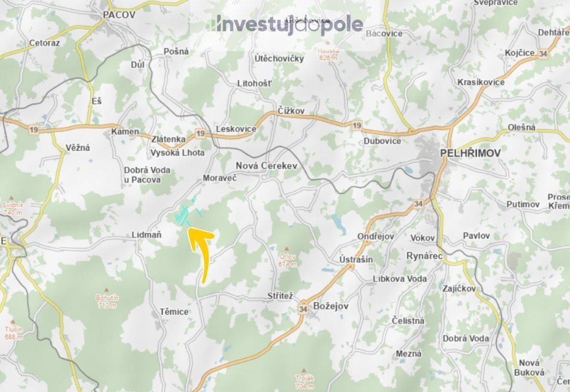 Pozemek pro bydlení · Pelhřimov, 393 01 - 4