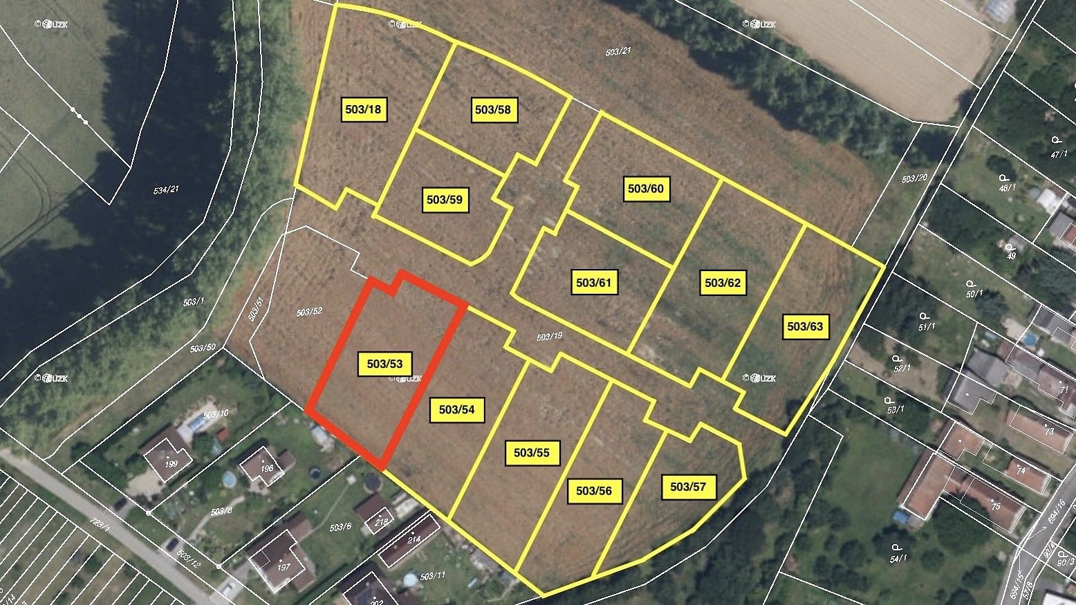 Prodej pozemek pro bydlení - Sobčice, okres Jičín, Královéhradecký kraj - 2