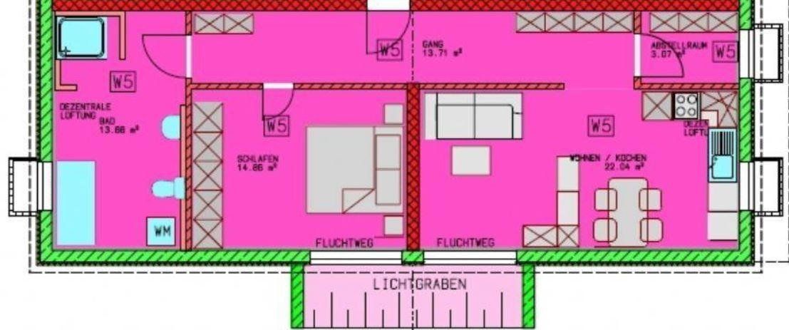 2+1, Baldungstraße 4a Töging Bayern 84513, 73 m² - 2