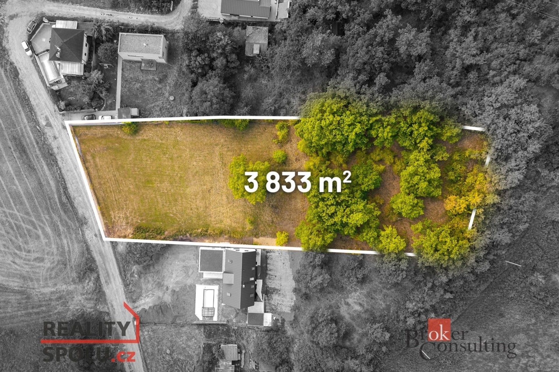 Pozemky pro bydlení, samota Na Vinici, Beroun, 3 833 m²