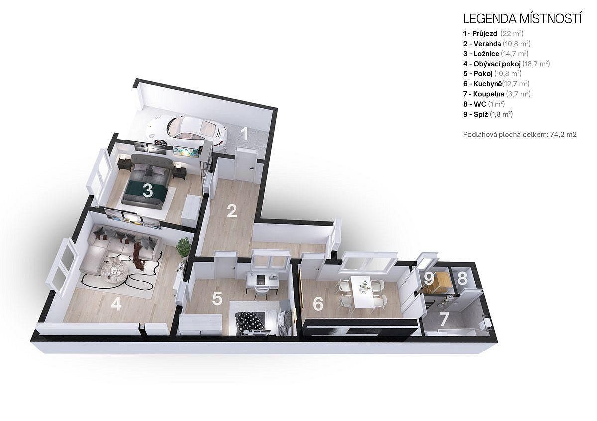 Rodinný dům · 90 m² · Ostopovice, okres Brno-venkov, Jihomoravský kraj - 4