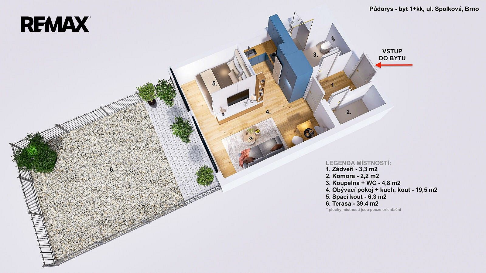 1+kk, Brno - Zábrdovice, okres Brno-město, Jihomoravský kraj, 36 m² - 2