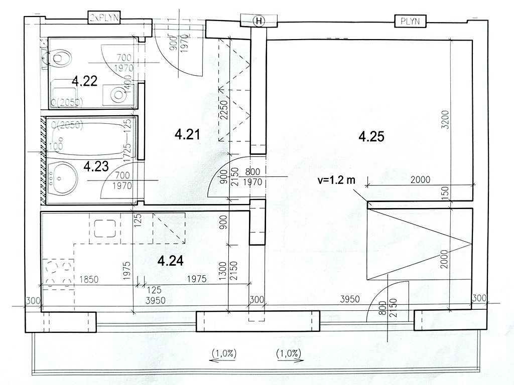 Prodej byt 1+kk - Blažovická, Brno, 41 m²