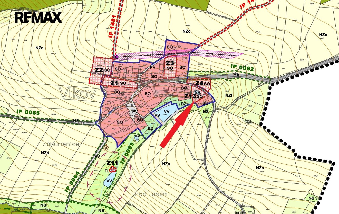 Pozemek pro bydlení · 1 696 m² · Vlkov - 4