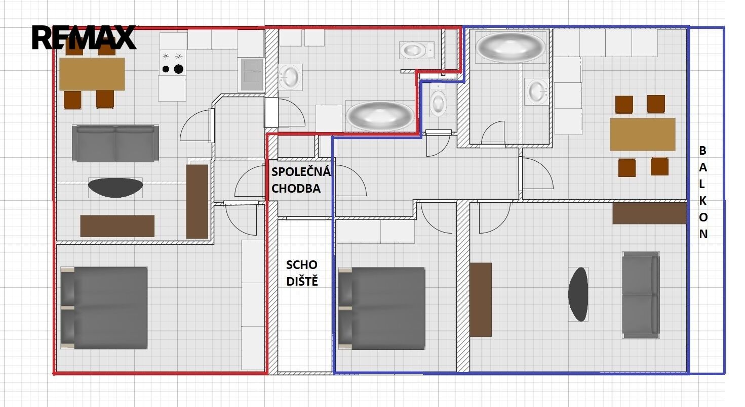 Byt 2+1 · 56 m² · Pražská 46, Nehvizdy - 3