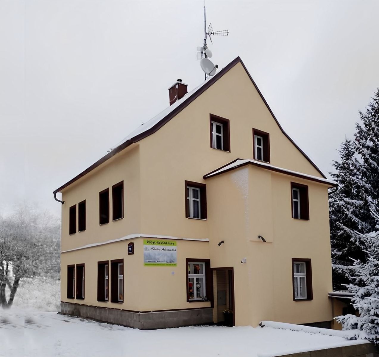 Chaty, Abertamy - Hřebečná, Karlovarský kraj
