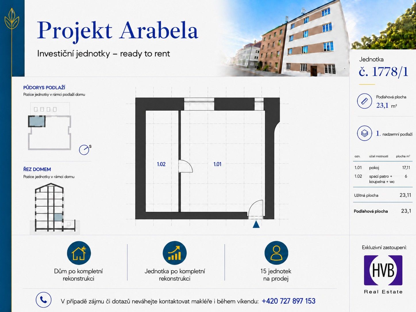 1+kk, Praha Záběhlice, 29 m² - 2