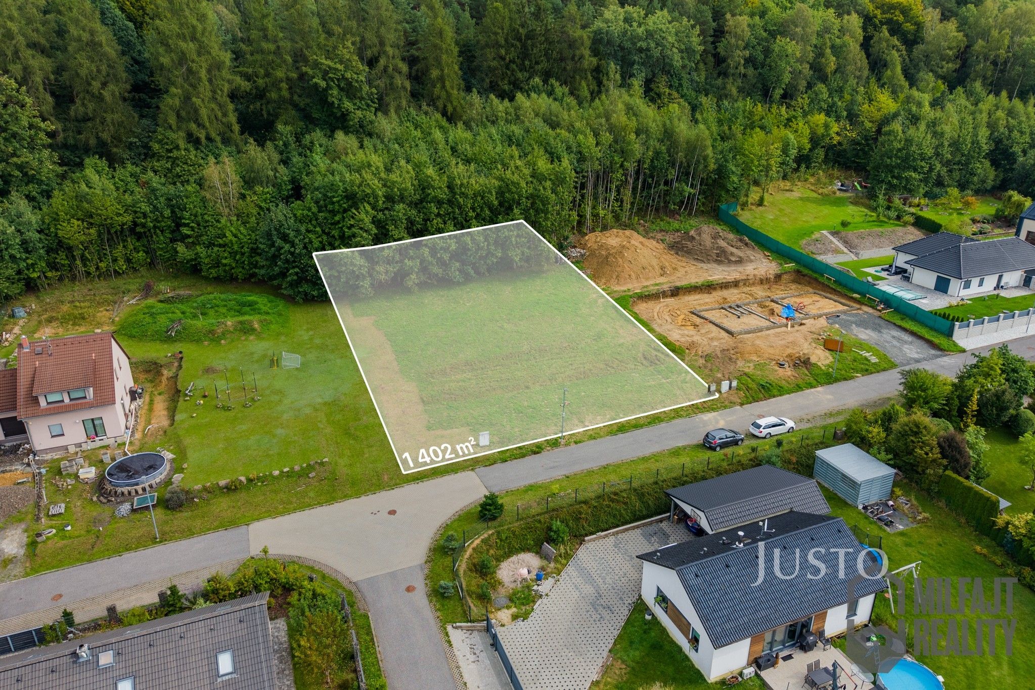 Pozemky pro bydlení, Pelíkovická , Hodkovice nad Mohelkou, 1 402 m² - 1