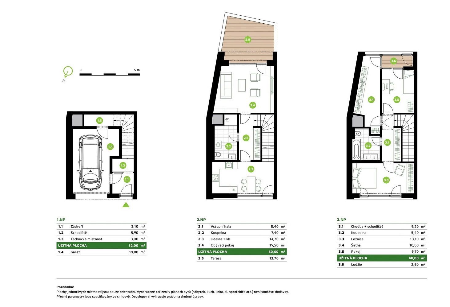 Byt 4+kk · 117 m² · Úvaly, okres Praha-východ, Středočeský kraj - 3