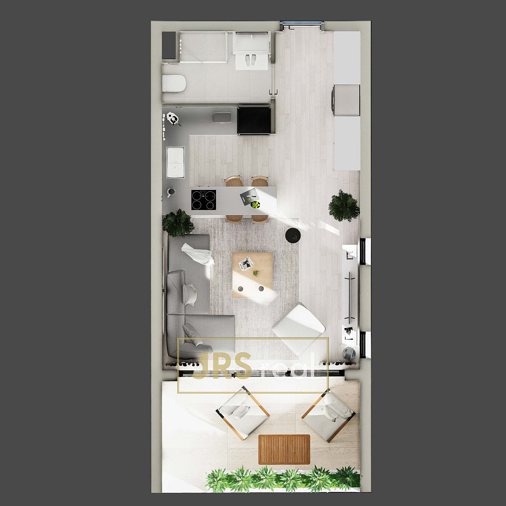 Byt 1+kk · 32 m² · Boğaz, Kypr - 4