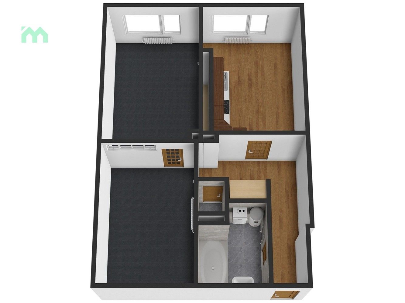 2+1, Potštát, okres Přerov, Olomoucký kraj, 60 m² - 2