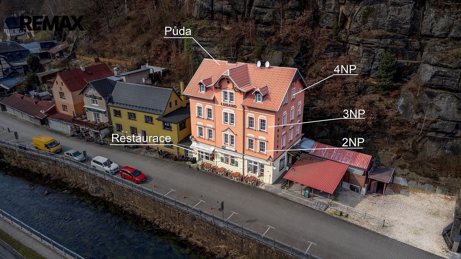 Ubytovací zařízení, Hřensko, okres Děčín, Ústecký kraj, 435 m² - 2