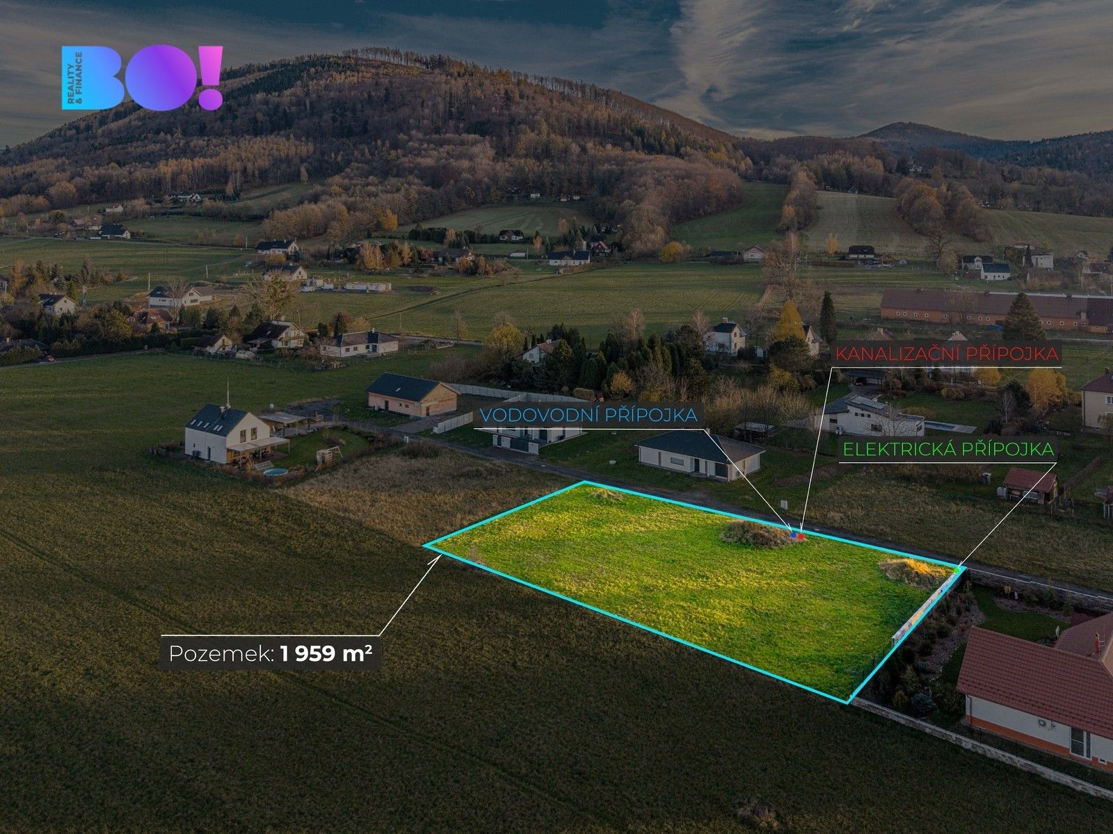 Prodej pozemek pro bydlení - Komorní Lhotka, 1 m²