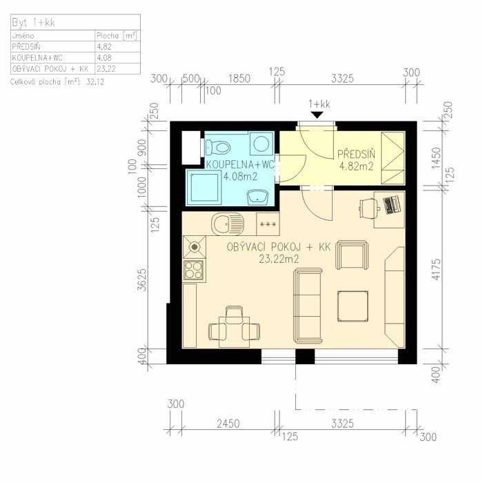 Prodej byt 1+kk - Pardubice, 530 09, 34 m²