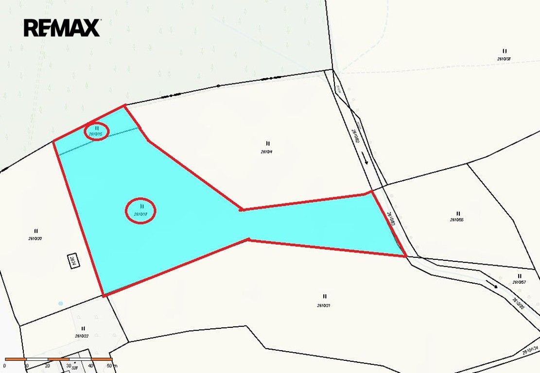 Pozemky pro bydlení, Borová, 5 776 m² - 2