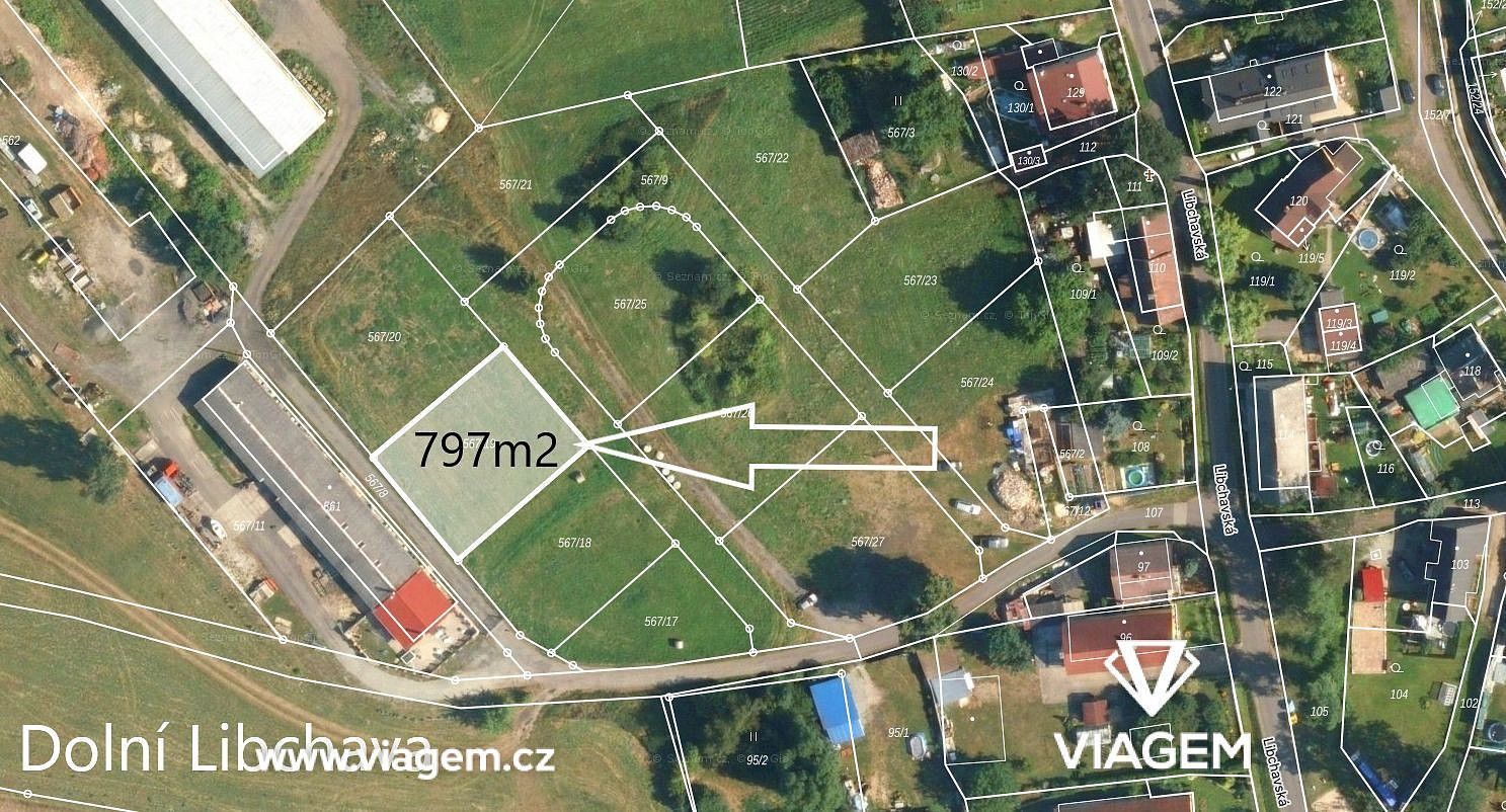 Pozemek pro bydlení, 797 m²