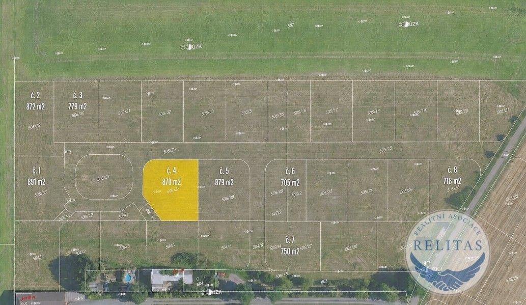 Pozemek pro bydlení, 870 m²