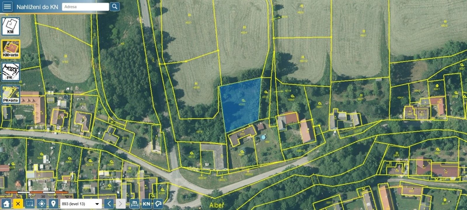 Prodej pozemek pro bydlení - Nová Bystřice Albeř, 1 074 m² - 5