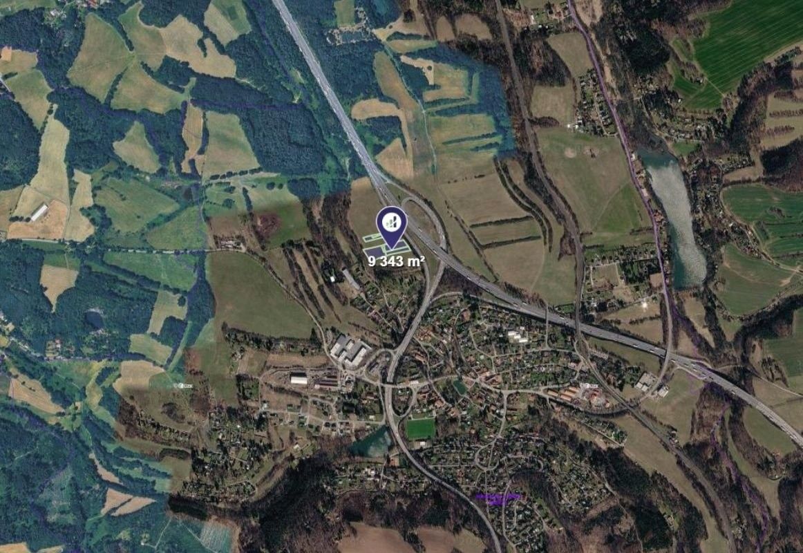 Louky, Mirošovice, 9 343 m² - 2