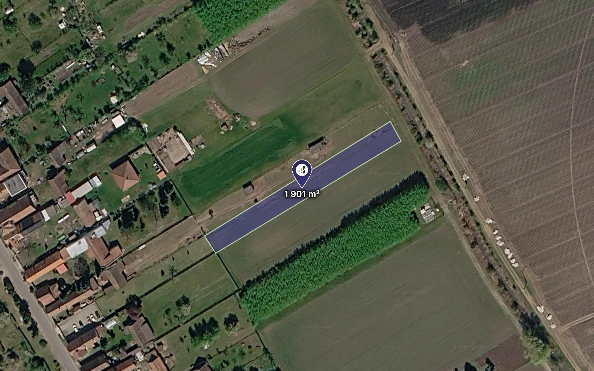 Zemědělský pozemek, 1 901 m²