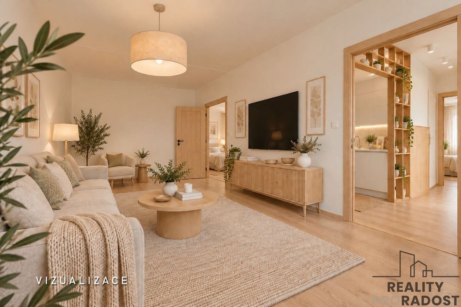 Prodej byt 3+1 - Sídliště U Vodojemu, Kyjov, okres Hodonín, 60 m² - 5
