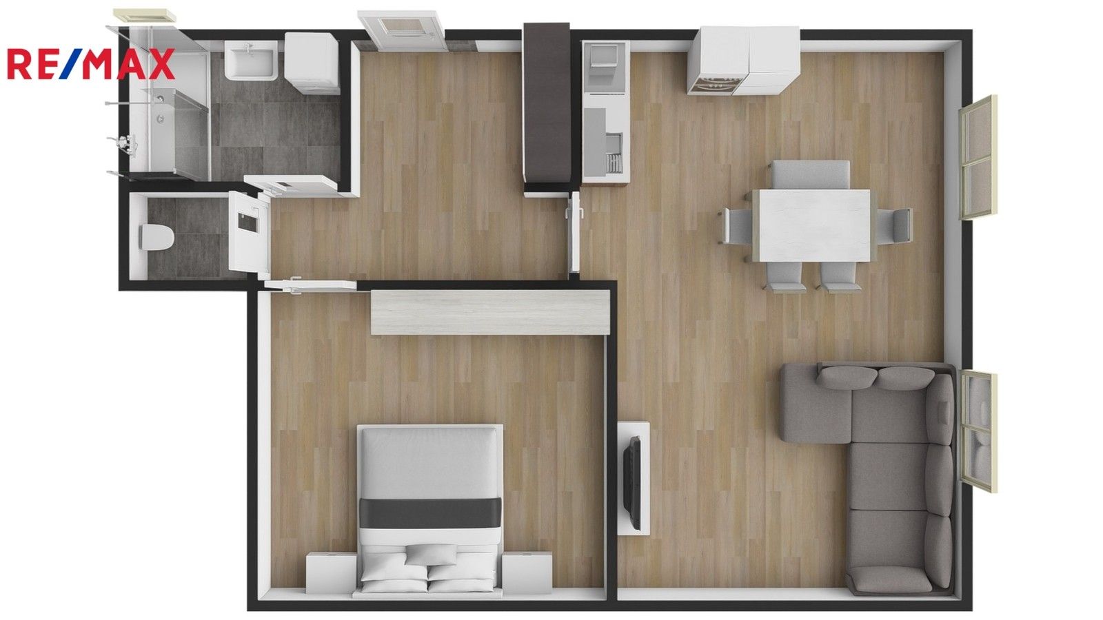 2+kk, Otnice, 45 m²