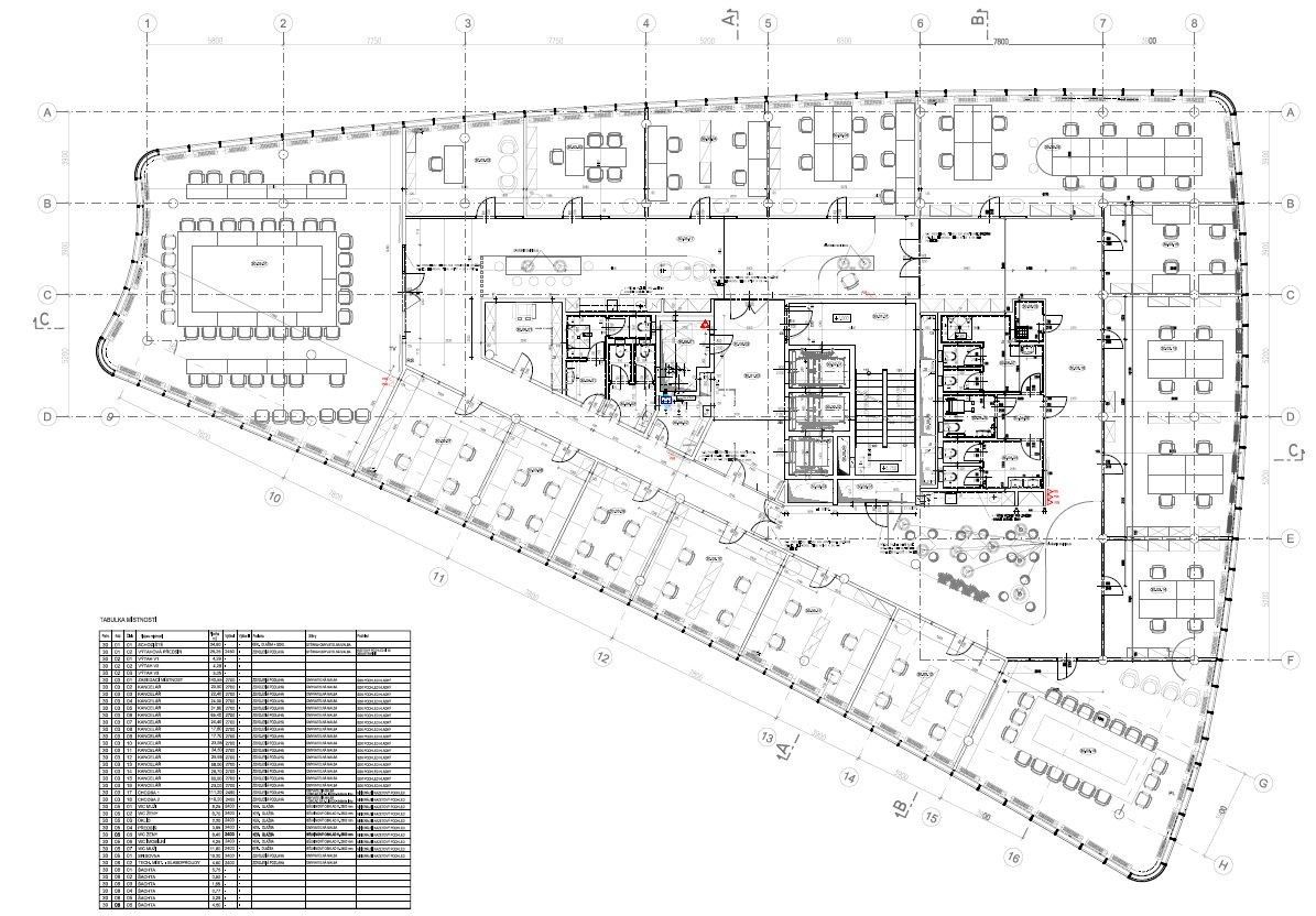 Kancelář · 763 m² · Vrchlického, Praha - 3