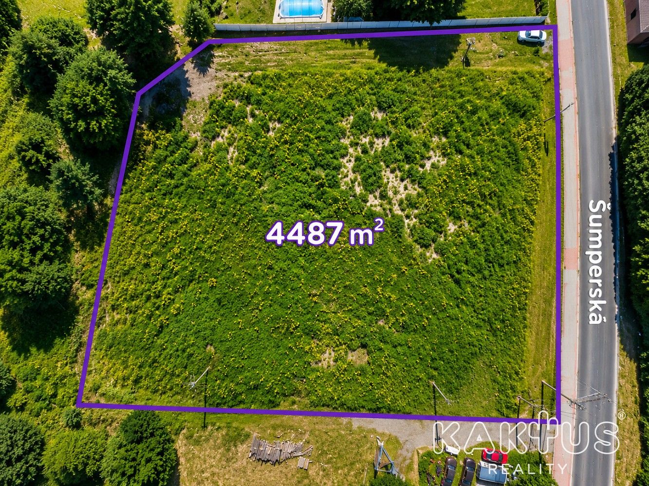 Pozemek pro bydlení, 4 487 m²