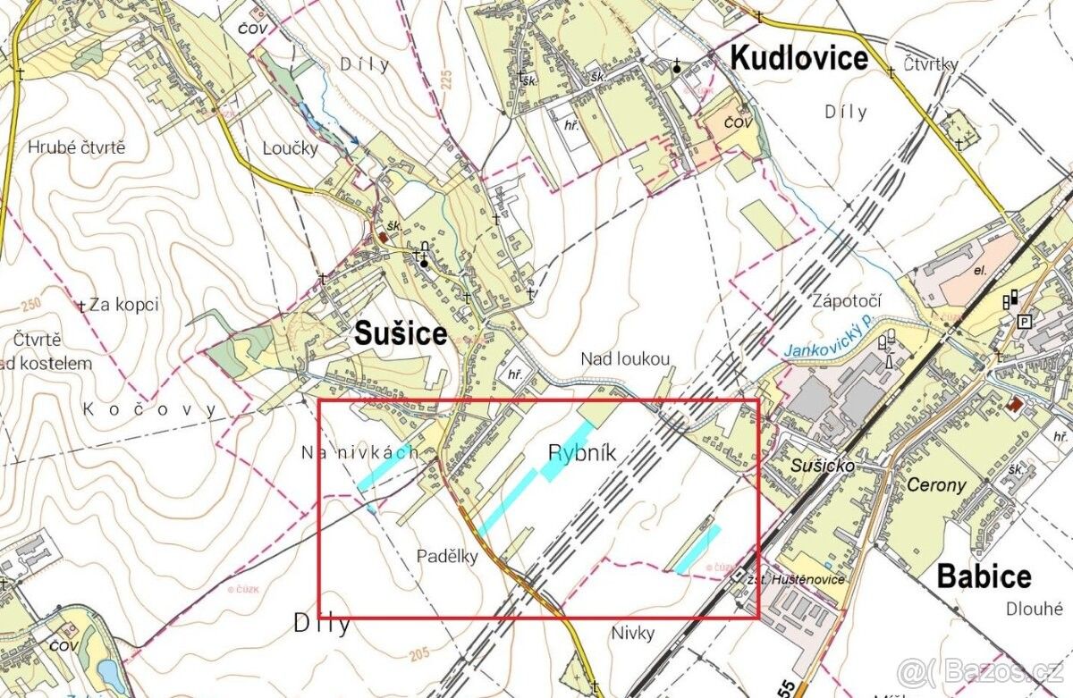 Prodej zemědělský pozemek - Babice u Uherského Hradiště, 687 03, 25 141 m²