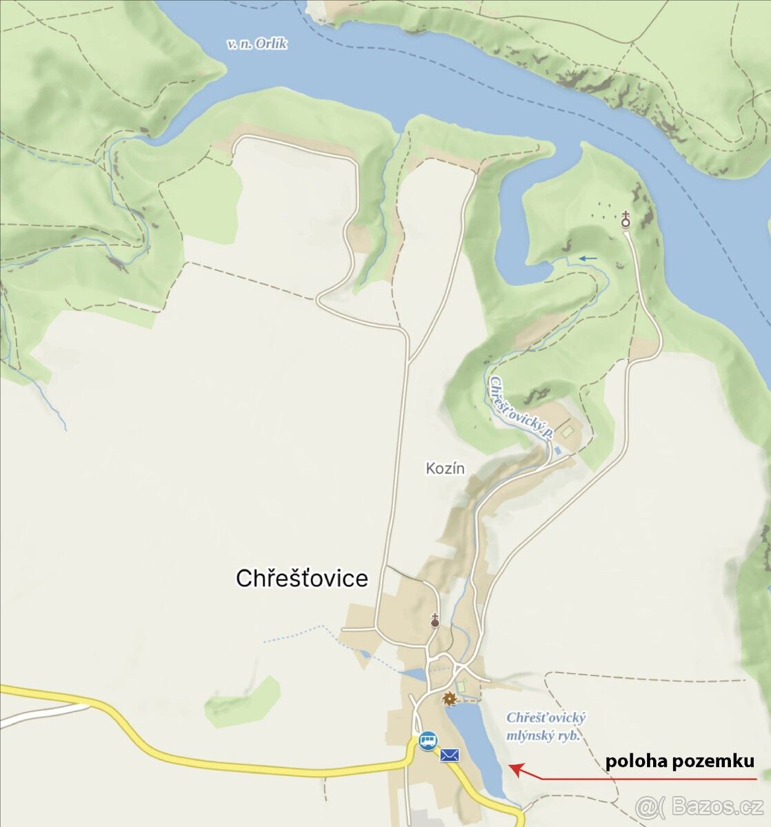 Prodej pozemek pro bydlení - Chřešťovice, 398 17