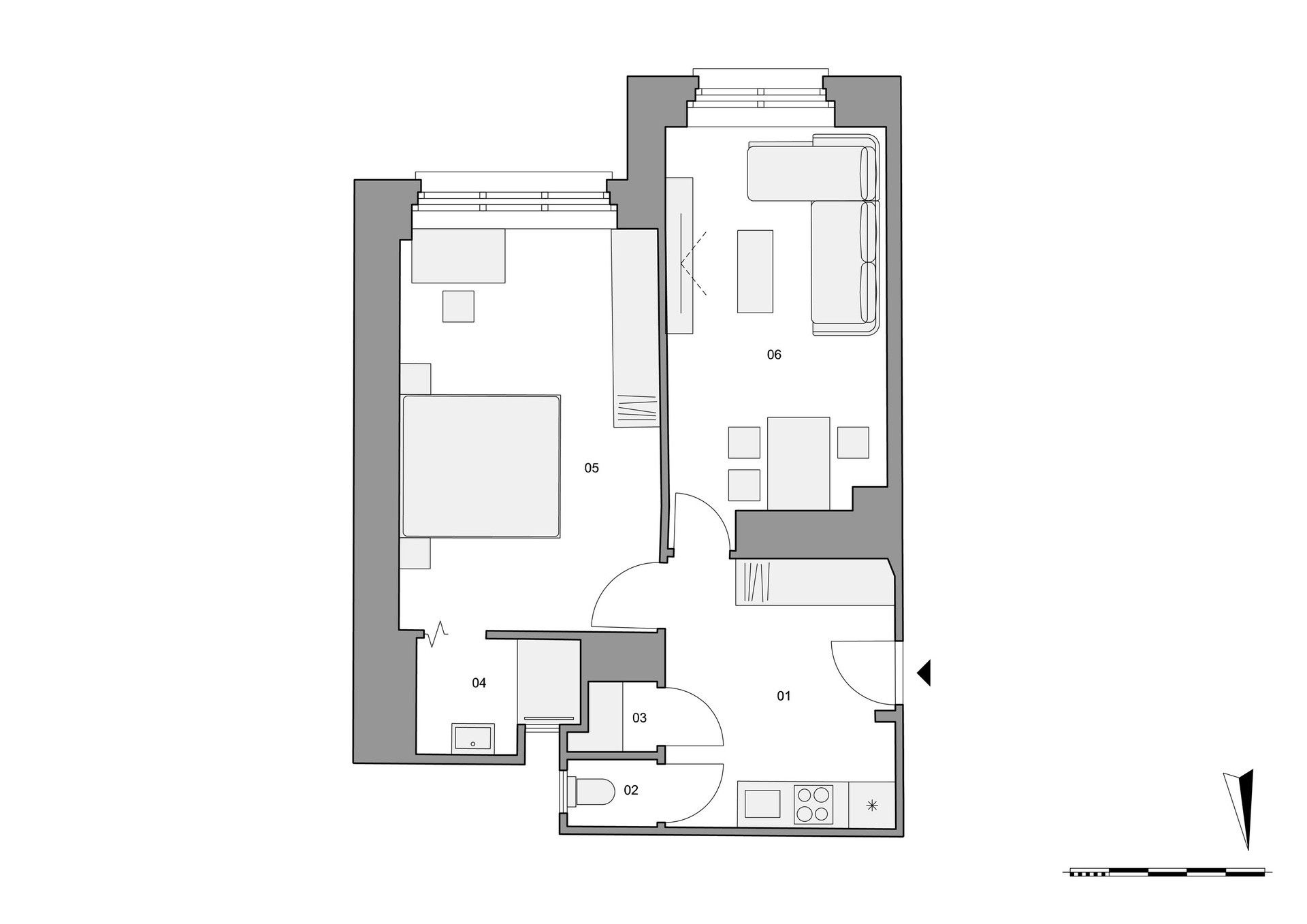 Prodej byt 2+kk - Vosmíkových, Praha Libeň, 51 m² - 5
