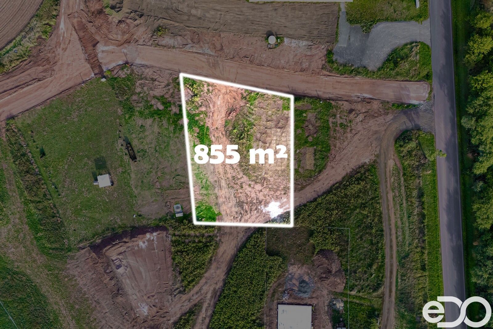 Pozemek pro bydlení, 855 m²
